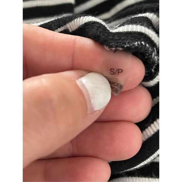 ATM Stripe Mock Turtleneck Sleeveless Tee - Picture 3 of 4